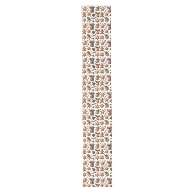 Wild Christmas Flower Long Table Runner (Front)