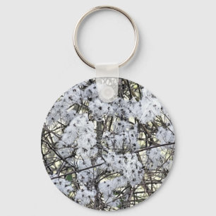 WILD CLEMATIS   KEYCHAIN