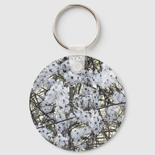 WILD CLEMATIS   KEYCHAIN (Front)