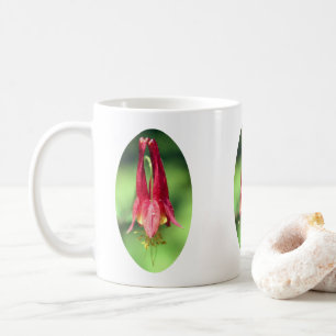 Wild Columbine Flower Personalised Coffee Mug