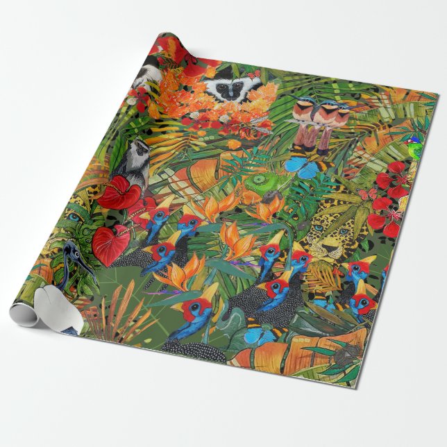 Wild Creation Wrapping Paper (Unrolled)