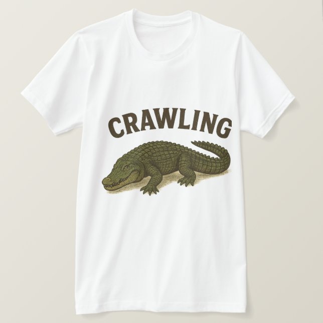 Wild Crocodile Spirit T-Shirt (Design Front)