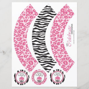 Wild Cupcake CP Cupcake Wrappers