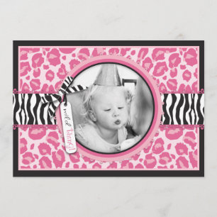 Wild Cupcake CP Invitation Card B1