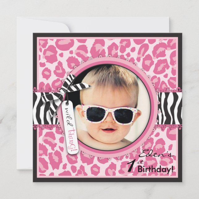 Wild Cupcake CP Invitation Square 2B (Front)