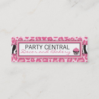 Wild Cupcake Skinny Business Card
