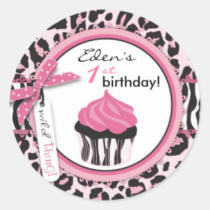 Wild Cupcake WP Sticker