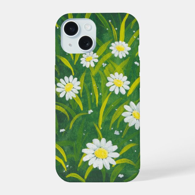 Wild Daisies iPhone 15 Case (Back)
