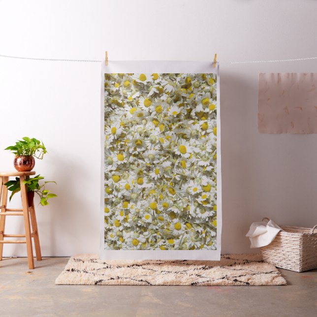 Wild daisies pattern fabric (In Situ)