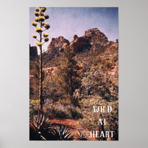 Wild Desert Cactus Explore Nature Wilderness Poster