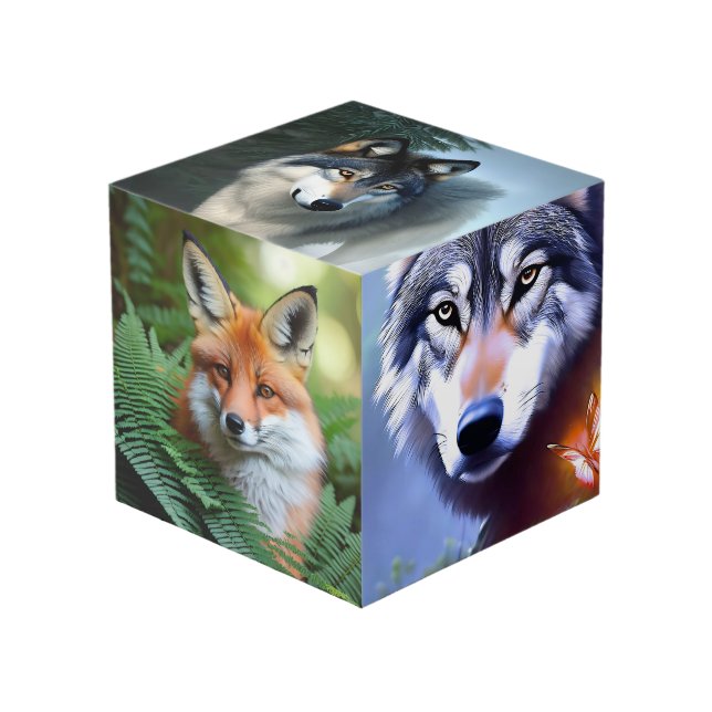 Wild Dogs And Foxes, Cube (Front Angled)