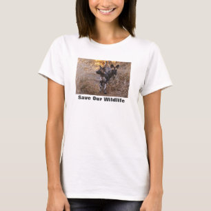 Wild Dogs Save Our Wildlife T-Shirt