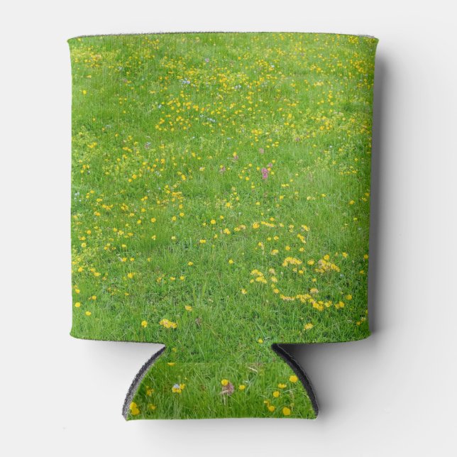 Wild Dolomites Alps Meadow Summer Can Cooler (Front)