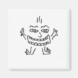 Wild Doodlenut by Cussdum Designs Magnet