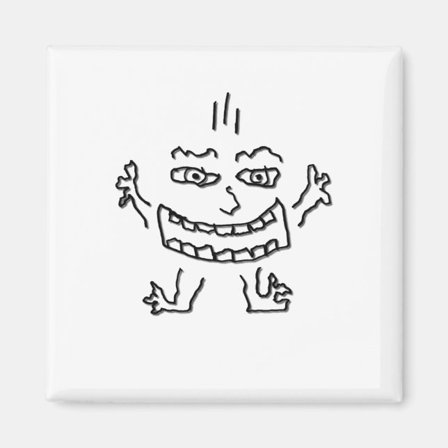 Wild Doodlenut by Cussdum Designs Magnet (Front)