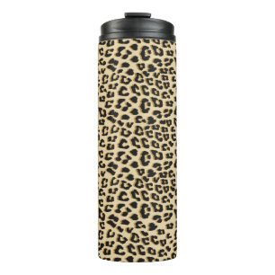 Wild Elegance Leopard Print Thermal Tumbler