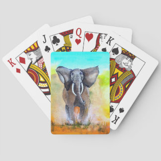 Wild Elephant Power Playing Cards