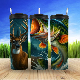 Wild Encounter, Water and Woods Thermal Tumbler