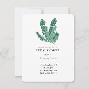 Wild Eucalyptus Bridal Shower Invitation