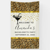 Wild & Exotic Leopard Print Pattern Bachelorette B
