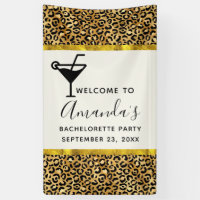Wild & Exotic Leopard Print Pattern Bachelorette