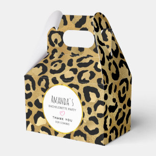 Wild & Exotic Leopard Print Pattern Favour Box
