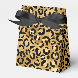 Wild & Exotic Leopard Print Pattern Favour Box