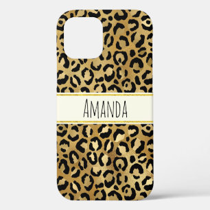 Wild & Exotic Leopard Print Pattern iPhone 12 Case