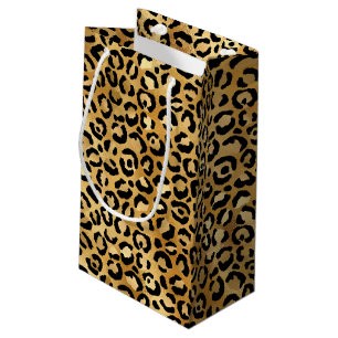 Wild & Exotic Leopard Print Pattern Small Gift Bag