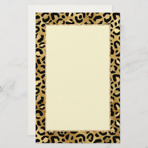 Wild & Exotic Leopard Print Pattern Stationery