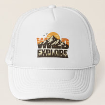 Wild Explore Vintage Mountain Adventure Outdoor