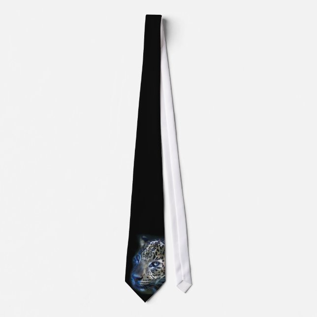 Wild Eyes - Leopard Art Tie (Front)