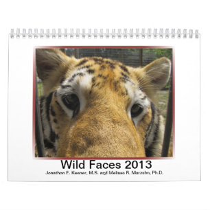 Wild Faces 2013 Calendar
