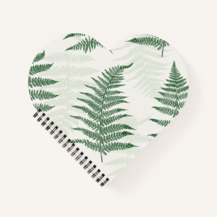 Wild Ferns Green Notebook