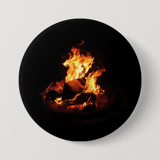 Wild Fire 7.5 Cm Round Badge (Front)