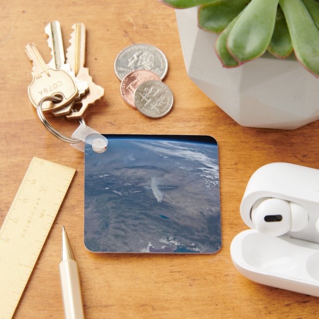 Wild Fires In The Western And Southwestern Us. Key Ring (Desk)