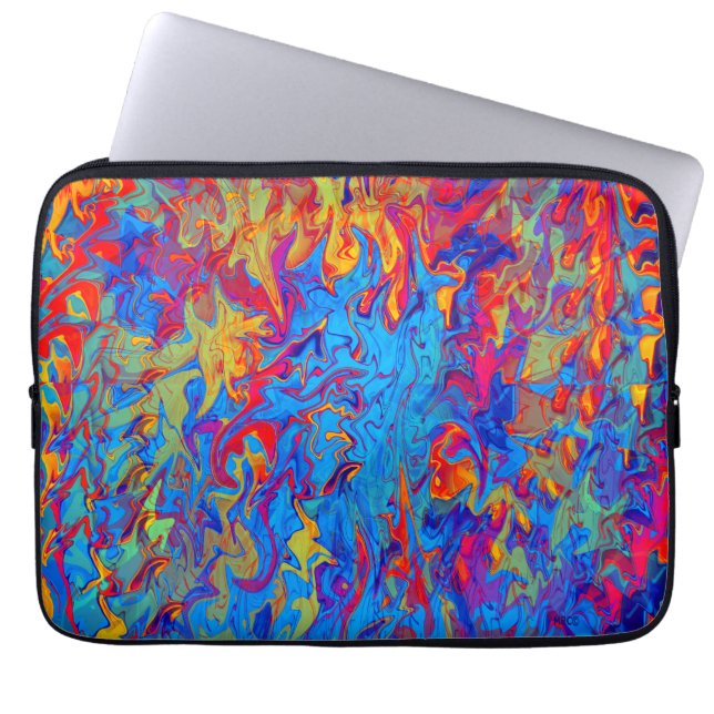 Wild Flames..... Laptop Sleeve (Front)
