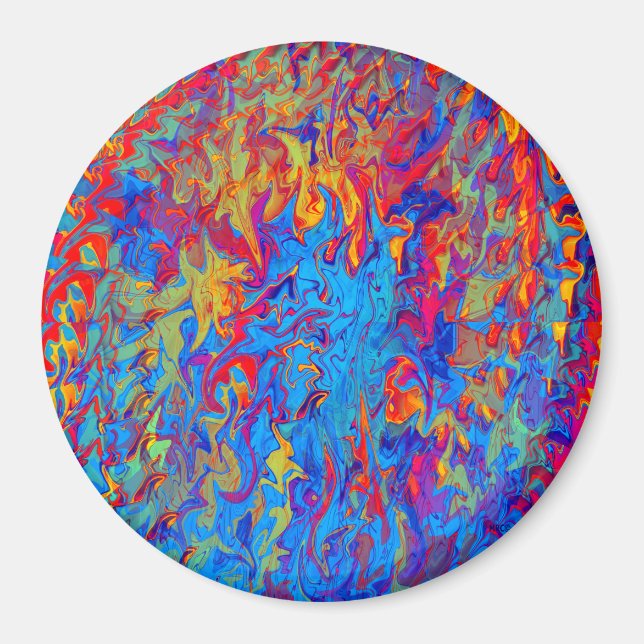 Wild Flames..... Magnet (Front)