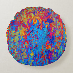 Wild Flames..... Round Cushion