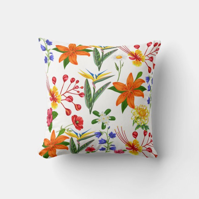 Wild floral  cushion (Front)
