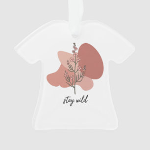 Wild Floral Design Ornament