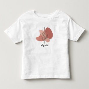 Wild Floral Design Toddler T-Shirt