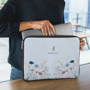 Wild Floral Laptop Sleeve