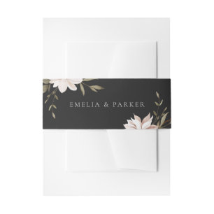 Wild Florals  Invitation Belly Band
