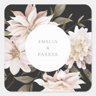 Wild Florals Square Sticker