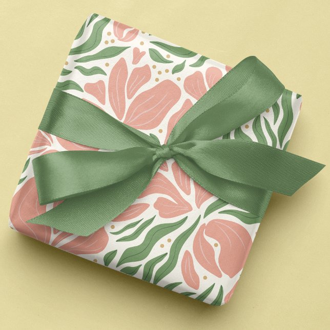Wild Florals Wrapping Paper - Pink (Creator Uploaded)
