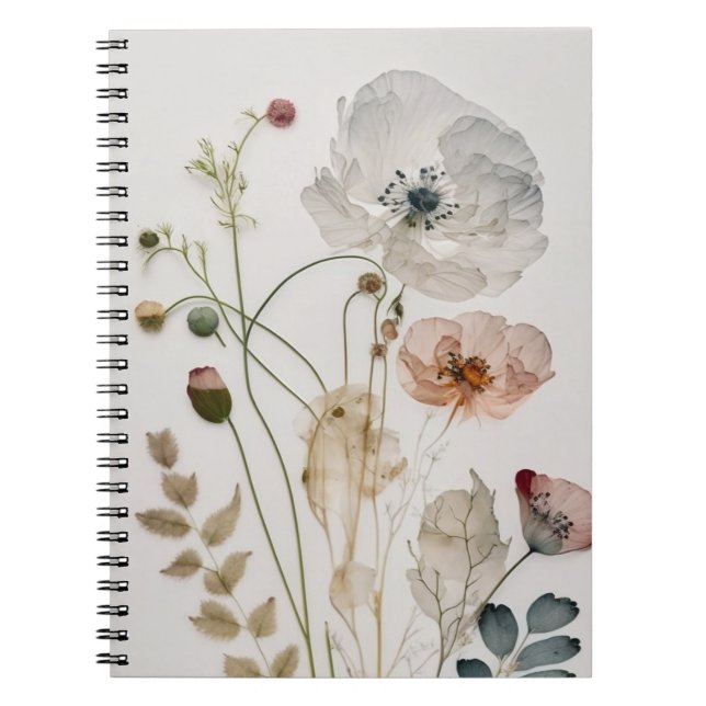 Wild flower art notebook (Front)
