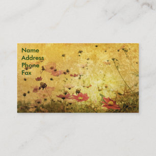 Wild Flower Business Cards