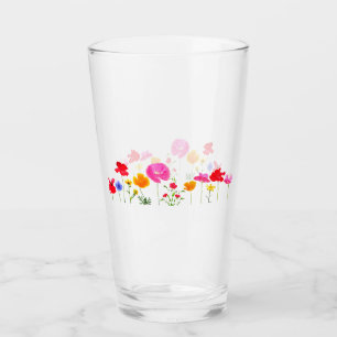 wild flower collection glass