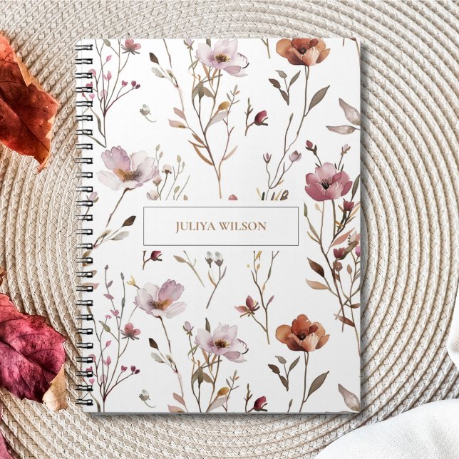 Wild flower elegant notebook (Creator Uploaded)